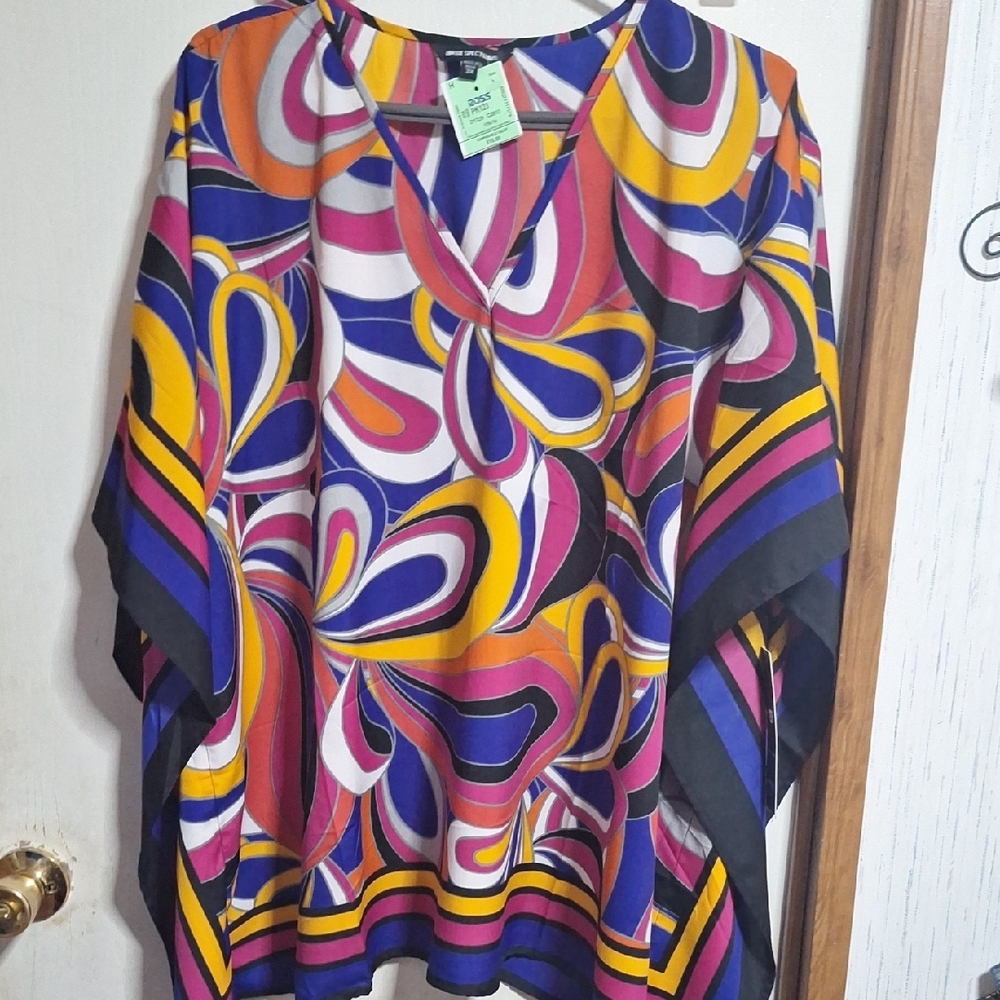 Vibrant Multicolor Women's Top
